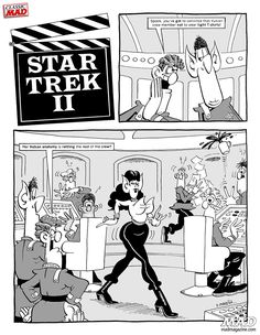 an image of a comic strip about star trek