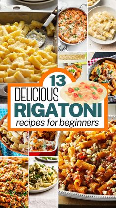 delicious rigatoni recipes for beginners that are easy to make and great for dinner