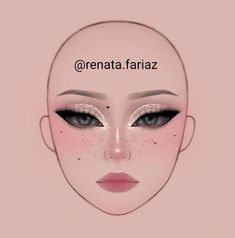 Eyeliner Ideas, Makeup Charts, Vampire Bride, Anime Eye Makeup, Eyebrows Eyelashes, Makeup Drawing, Makeup Face Charts