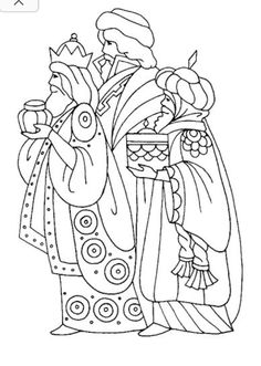 the coloring page for jesus and mary