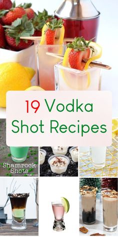 the top ten vodka shot recipes