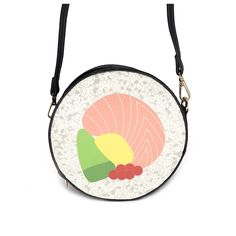 On a Roll Sushi Crossbody Novelty Handbag Roll Sushi, Cute Sushi, Novelty Handbags, Sushi Platter, Unique Backpacks, Pu Leather Bag, Fashion Sites, Novelty Bags, Novelty Items