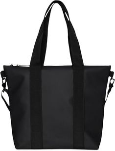 Amazon.com: RAINS Tote Bag - Waterproof Unisex Tote Bag - Weekend Bag for Travel or Everyday use (Black) : Clothing, Shoes & Jewelry Waterproof Tote, Pu Fabric, Mini Tote Bag, Mini Tote, Fjallraven Kanken, Black Tote Bag, Waterproof Fabric, Womens Tote