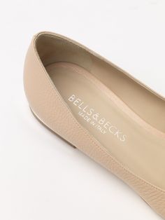 The Lia Flat Slip-On Loafer - Luxury Italian Flat Shoes – BellsandBecks.com Classic Beige Slip-on Ballet Flats, Classic Ballet Flats With Leather Sole And Almond Toe, Beige Ballet Flats With Flat Heel, Classic Cream Pointed Toe Ballet Flats, Classic Almond Toe Ballet Flats With Leather Sole, Beige Leather Sole Closed Toe Ballet Flats, Cream Flats With Removable Insole And Low Heel, Beige Closed Toe Ballet Flats With Leather Sole, Cream Ballet Flats With Leather Sole