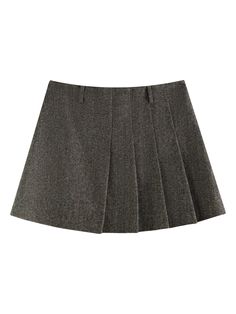 FSLE 55.1% Wool Women Winter Skirts High Waist Asymmetric Female Mini Pleated Skirt Temperament Winter Skirts, Mini Pleated Skirt, Winter Skirt, Pleated Skirt, Wool Blend, High Waisted Skirt, High Waist, High Waisted, Wool