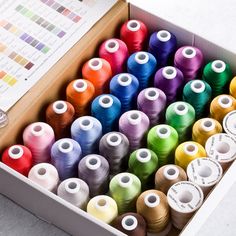 PRICES MAY VARY. Easy Color Conversion - Popular 40 Big Spool Brother Colors, color conversion chart inside. Compatibility - Standard 40 weight 100% Polyester, suitable for Home and Commercial Polyester Embroidery Machine, even some Serger Sewing machines. Threads have no breakage, shredding, or splitting. Not only is Simthread Thread beloved by embroiderers, but it is also a hit among quilters. Length - 1100 Yards (1000M) Length is double size longer than regular mini-king 550 Yards, but the pr Babylock Embroidery Machine, Diy Backpack Pattern, Bernina Embroidery, Serger Sewing, Machine Embroidery Thread, Sewing Thread, Color Card, Sewing Stores, Garden Art Crafts