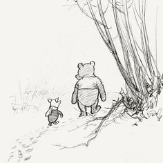 Eh Shepard, Winnie The Pooh And Tigger, Winnie The Pooh Drawing, Pooh And Tigger, Winnie The Pooh And Piglet, Pooh And Piglet, Classic Childrens Books, Winnie The Pooh Quotes, Pooh Quotes