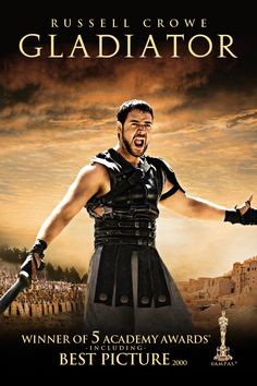 gladiator on blu with the cover art