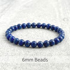 Men's beaded bracelet features: ~ 6mm, 8mm or 10mm lapis lazuli beads ~ 6mm, 8mm or 10mm onyx beads ~ 6mm, 8mm or 10mm hematite beads ~ Stretchy cord; simply slide bracelet on and off wrist ~ Comes packaged in a re-usable micro fibre pouch To ensure the perfect fit, please use the bracelet sizing instructions found in the photo gallery. Adjustable Lapis Lazuli Bracelet With Round Beads, Adjustable Lapis Lazuli Stretch Bracelet With Round Beads, Lapis Lazuli Beaded Bracelets With Gemstone, Lapis Lazuli Gemstone Beaded Bracelets, Adjustable Lapis Lazuli Bracelet With 8mm Beads, Hand-strung Lapis Lazuli Beaded Bracelets, Slide Bracelet, Lapis Lazuli Beads, Mens Beaded Bracelets