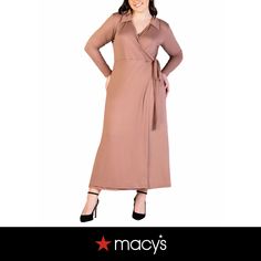 in stock Chic Maxi Dresses, Wrap Maxi Dress, Fall Denim, Cashmere Coat, Plus Dresses, Maxi Wrap Dress, Petite Dresses, Designer Suits, Formal Gowns