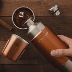 The Firelight 750 Flask is a 3-piece bar set designed to be shared. It includes two 6-Shooter Tumblers and a 750ml Vacuum Insulated Flask - enough to fit an entire bottle of your favorite spirit or cocktail. Vacuum Insulated 750ml Flask • Volume: 25.4 fl.oz (750ml) - 1 full bottle• Vacuum Insulation for 24-hr Temperature Control• Wide mouth opening, no funnel Required• No-Drip-Lip for a clean pour every time, guaranteed 6-Shooter Tumblers • Volume Ea.: 11 fl.oz (325ml)• 6-Shooter grooves for a N Camper Hacks, Clean Technology, Vacuum Flask, Wide Mouth, Bar Set, Temperature Control, Set Design, Flask, 3 Piece