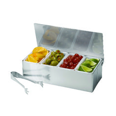 an open lunch box filled with assorted fruits and vegetables