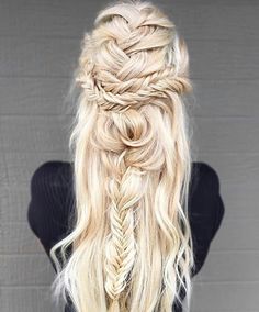 Fishtail Braid, Prom Hairstyles For Long Hair, Bohemian Hairstyles, Braided Hairstyles For Wedding, Boho Hairstyles, Hair Dos, Gorgeous Hair, Prom Hair, Pretty Hairstyles