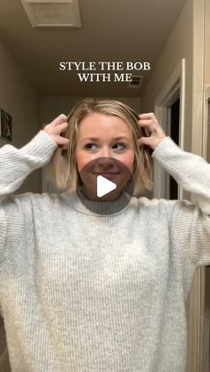 Tara Bannick on Instagram: "hair reset 💇🏼‍♀️🎀

hair tutorial, bob hairstyle, bob haircut, short hair, thermal brush" Hairstyle Bob, Thermal Brush, Haircut Short, Bob Haircut, Curling Iron, Bob Hairstyle, Bobs Haircuts, Bob Hairstyles, Hair Tutorial