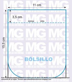 an image of the size and width of a bolsillo