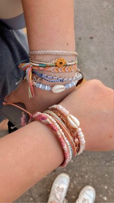 Bracelets Preppy, Estilo Hippie, Summer Bracelets, Jewelry Lookbook