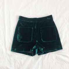 Green Velvet Shorts Topshop Green Velvet Shorts Beautiful Velvet Green Shorts With Pockets High Rise Retro Look Size 4 In Great Condition, Never Worn Whimsigoth Stevie Nicks Witchy #Velvet #Shorts #Highwaisted #Retro Fairy Shorts, Velvet Shorts Outfit, Velvet Shorts, Stevie Nicks, Green Shorts, Retro Look, Green Velvet, Shorts With Pockets, Monster High