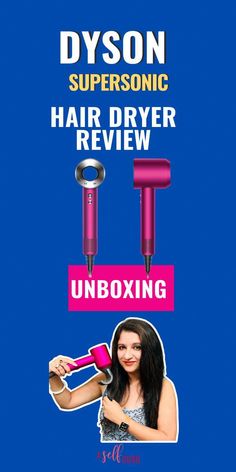 Dyson Supersonic Blow dryer Review and Unboxing | Is it Worth the $500? This year (2022), I received the Dyson supersonic hair dryer as a birthday gift, and ... Dyson Hair Dryer Review, Wavy Frizzy Hair, Gifts For Entrepreneurs, Hair Dryer Reviews, Self Employed Jobs, Business Owner Gifts, Supersonic Hair Dryer