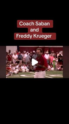 Tommy Denos on Instagram: "Coach Saban on Freddy Krueger and “relentlessness” @alabamafbl #nicksaban #saban #alabama #alabamafootball #rolltide #fyp #foryou #foryoupage #fypシ #fypage #fy" Freddy Krueger