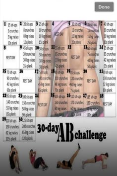 the 30 - day ab challenge is here