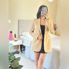 Nwot Calvin Klein Petite Blazer I Am 5’1” And 25 Waist For Reference. Petite Blazer, Calvin Klein Collection, Suit Jackets, Colored Blazer, Womens Calvin Klein, Blazer Suit, Calvin Klein, Suit Jacket, Jackets For Women