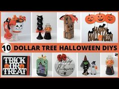 10 dollar tree halloween diys that are easy to make and great for decorating