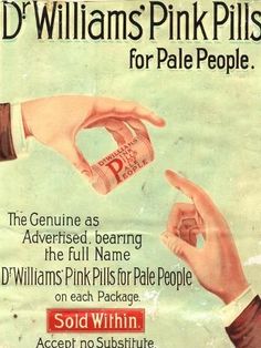 size: 12x9in Giclee Print: Dr Williams Pin Pills Medical Medicine, UK, 1890 : Artists