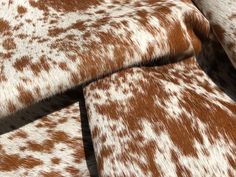 Cowhide Leather Sheets Brown Salt and Pepper Hair on Hide - Etsy Cowhide Projects, Cowhide Upholstery, Pepper Hair, Cowhide Ottoman, Cowhide Chair, Salt And Pepper Hair, Mens Leather Coats, Leather Scrap, Table Bench