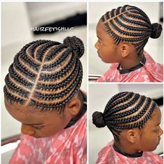 Girls Cornrow Hairstyles, Kids Cornrow Hairstyles, Black Kids Braids Hairstyles, Lil Girl Hairstyles, Kid Braid Styles, Feed In Braids Hairstyles, African Hair Braiding Styles