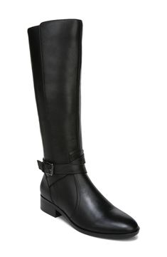 Naturalizer Rena Boot (Women) | Nordstrom Naturalizer Boots, Slim Calves, Leather Tall Boots, Womens Riding Boots, Tall Riding Boots, Tall Leather Boots, Wide Calf Boots, Riding Boot, Calf Boots