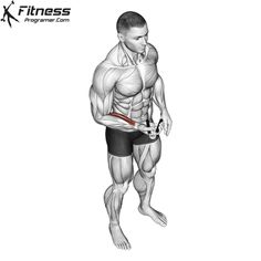 an image of a man doing exercises for the chest and upper body with text that reads,