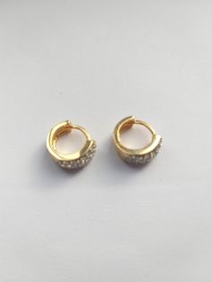 Designer Small Crystal Earrings Ethnic Ear Hoop Wedding Ear Jewellery Gold Plated Piercing Hoop Fashion Jewellery Traditional Ear Dangle by CreativeGemsJewelery on Etsy Ear Jewellery, Jewellery Traditional, Indian Nose Ring, Traditional Earrings, Nose Hoop, Jewellery Gold, Nose Ring Stud