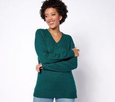 You won't know what cozy is until you wear this V-neck sweater. Pairing this top with your favorite pair of jeans or boots helps you create that perfect look. From Belle by Kim Gravel. Kim Gravel, Getting Cozy, Sweater Fashion, V Neck Sweater, Vneck Sweater, Neck Sweater, Sweater Top, Sweaters & Cardigans, V Neck