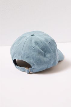 EVEREVE Women's Denim Baseball Hat, Blue Blue Short Brim Baseball Cap For Spring, Curved Brim Denim Blue Hat, Denim Blue Curved Brim Hat, Denim Blue Baseball Cap For Spring, Blue Denim Visor Hat, Blue Denim Baseball Cap With Curved Brim, Summer Denim Blue Baseball Cap, Medium Wash Denim Hat With Curved Brim, Spring Blue Denim Baseball Cap