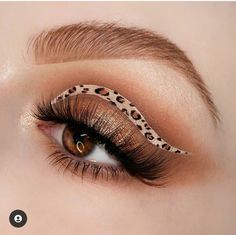 Cheetah Eye Makeup, Leopard Eye Makeup, Disney Eye Makeup, Tiger Makeup, Gem Makeup, Eye Makeup Looks, Eye Fashion, Face Paint Makeup, Face Art Makeup