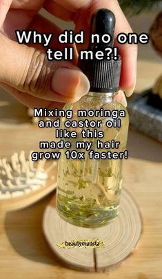 How To Apply Castor Oil For Hair Growth, Moringa Oil Benefits Hair, Rosemary Castor Oil Hair Growth Recipe, Oregano Oil Benefits Hair Growth, Castor Oil Recipes For Skin, Natural Hair Growth Oil Recipe, Moringa For Hair Growth, How To Use Castor Oil For Hair Growth, Homemade Hair Oil For Growth