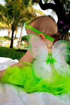 Baby Fairy Wings Butterfly Wings Costume, Fairy Theme Party, Tinkerbell Fairy, Fairy Butterfly, Tinkerbell Fairies, Princess Theme Party, Ballerina Party, Fairy Party, Baby Fairy