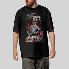 Introducing our Vintage-Inspired Ricky Bobby Grunge Tee Shirt - a timeless tribute to Talladega Nights. Crafted on a Comfort Colors Unisex Tee, this shirt offers the perfect blend of vintage charm, modern comfort, and style. 👕 Comfort Colors Unisex Tee: Made from premium 100% ring-spun cotton, the Comfort Colors Unisex Tee guarantees exceptional softness and comfort. Its relaxed fit and robust construction ensures comfort and durability. Whether you're cheering at the racetrack or lounging with Custom Artwork Crew Neck Top For Fan Merchandise, Crew Neck Tops With Custom Artwork For Fan Merchandise, Talladega Nights, Ricky Bobby, Grunge Tee, Grunge Vintage, Race Day, Vintage Charms, Timeless Style