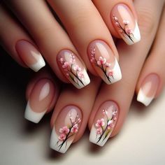 Fall Nails With Glitter, Jordans Wedding, Nails Pics, Japan Nails, Fingernails Painted, Elegant Touch Nails, Nails With Glitter, Fall Nail Trends, Floral Nail Designs