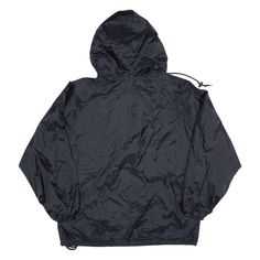 Item is in good used condition. >Size: L >Armpit To Armpit: 26" >Armpit To Cuff: 18" >Collar To Hem: 29" Technical Windbreaker With Drawstring Hood For Outdoor, Technical Windbreaker With Drawstring Hood For Outdoor Activities, Streetwear Windbreaker With Drawstring Hood And Half-zip, Streetwear Half-zip Windbreaker With Drawstring Hood, Techwear Nylon Windbreaker For Sports, Technical Windbreaker With Adjustable Hood For Sports, Technical Sports Windbreaker With Drawstring Hood, Functional Half-zip Windbreaker For Streetwear, Sporty Half-zip Windbreaker With Adjustable Hood