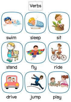 an english flash card with words and pictures