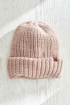 Cozy up in this soft hat, which adds texture to cool weather outfits with its wide, striped knit. | Chunky Knit Beanie in Pink at Terrain Soft Knit Winter Hats For Fall, Soft Knit Snug Hat For Fall, Soft Knit Hat For Fall And Winter, Casual Soft Knit Hat, Comfortable Soft Knit Beanie For Fall, Casual Soft Knit Beanie, One Size, Comfortable Soft Knit Fall Beanie, Casual Soft Knit Beanie One Size, Casual Knit Beanie