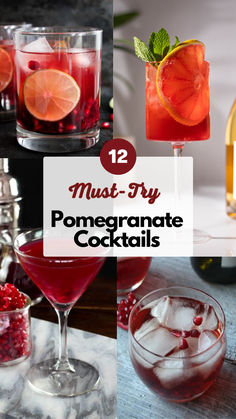 Pomegranate Cocktail Recipes Pomegranate Cocktails Recipes, Cocktails With Pomegranate, Pomegranate Mojito Recipe, Pomegranate Rum Cocktail, Pomegranate Whiskey Sour, Cocktail Pomegranate, Pomegranate Alcoholic Drinks, Pomegranate Martini Recipe, Pomagranet Cocktails