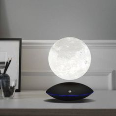 Magnetic Levitating 360 Rotating Moon Night Lamp - MaviGadget 3d Moon, Lamp Store, Modern Ceiling Lamps, Moon Lamp, 3d Night Light, Modern Wall Lamp, Bedroom Desk, Pendant Ceiling Lamp, Night Light Lamp