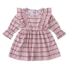 Product Title: Baby Girls Plaid Long Sleeve Dress Babywear Keyword Tag: Baby Girl Red Shorts* Soft Feeling & Cozy Comfortable* Package Package Included: 1 Dress* Fabric & Fabric: 97% Polyester, 3% Spandex* Available for Machine Wash as well as TumbleDry* Imported* Imported Are you look for a best quality and cheapest dress? Then Baby Girls Plaid Long Sleeve Dress Babywear Wholesale is the best one for you! The Trendy colours with amazing designs for reflect fashion vibes that will embrace you th Pink Long Sleeve Dress For Playtime, Pink Long Sleeve Dress For Playdate, Long Sleeve Pink Dress For Playdate, Sweet Red Long Sleeve Dress, Ruffles Dress, Fashion Vibes, China Dress, Heart Dress, Dresses Kids Girl