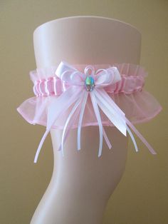 White Adjustable Bow For Wedding, Adjustable White Bow For Wedding, Pink Satin Wedding Bow, Fitted Satin Bow For Wedding, Adjustable Pink Bow For Wedding, Powder Pink Wedding, Light Pink Prom, Prom Garters, Wedding Garter Lace