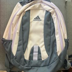 Brand New Adidas Backpack Never Worn With Tag Adidas Pink Backpack For Daily Use, Pink Adidas Backpack For Daily Use, Pink Adidas Travel Backpack, Sporty Back To School Bags, Adidas Backpack For Travel And Back To School, Adidas Travel Backpack For Back To School, Adidas Nylon Backpack For Everyday, Adidas Nylon Backpack For Travel, Adidas Nylon Backpack