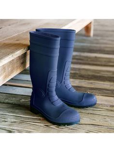 Men's Steel Toe Rain Boots PVC Rubber Boots, Waterproof Garden Fishing Outdoor Work Boots  Durable Slip Resistant Knee Boots for Agriculture and Industrial Working Cadet Blue         Men Shoes, size features are:Bust: ,Length: ,Sleeve Length: Field Clothes, Rain Boots For Men, Mud Boots, Cadet Blue, Mens Rain Boots, Thermal Tights, Boots Waterproof, Work Boots Men, Boots For Men