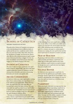 a page from the school of catalytic's website