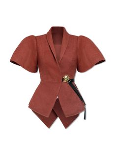 Jackets & Coats – Industrie Africa Short Sleeve Designs For Blouse, Cinched Waist Blazer, Structured Silhouettes, African Luxury, Jacket Making, Voluminous Sleeves, Red Carpet Ready, Maxi Shirts, Maxi Shirt Dress